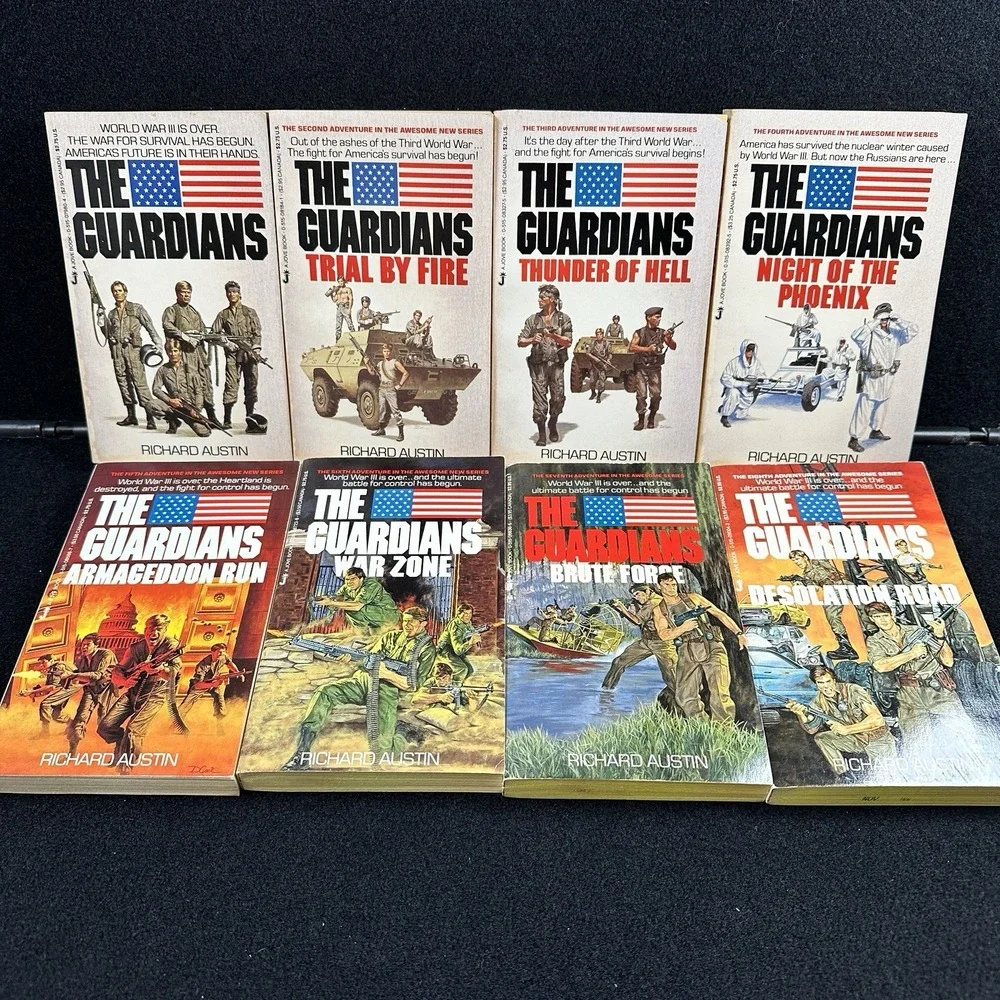 The Guardians Richard Austin Complete #1-16 Vintage Paperback Book Lot Jove